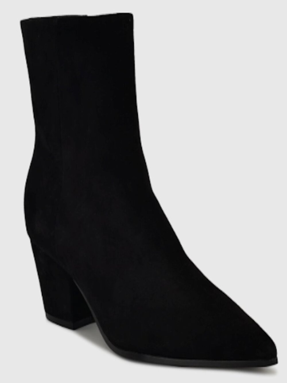 Nine West Women's Savie Leather Block Heel Booties